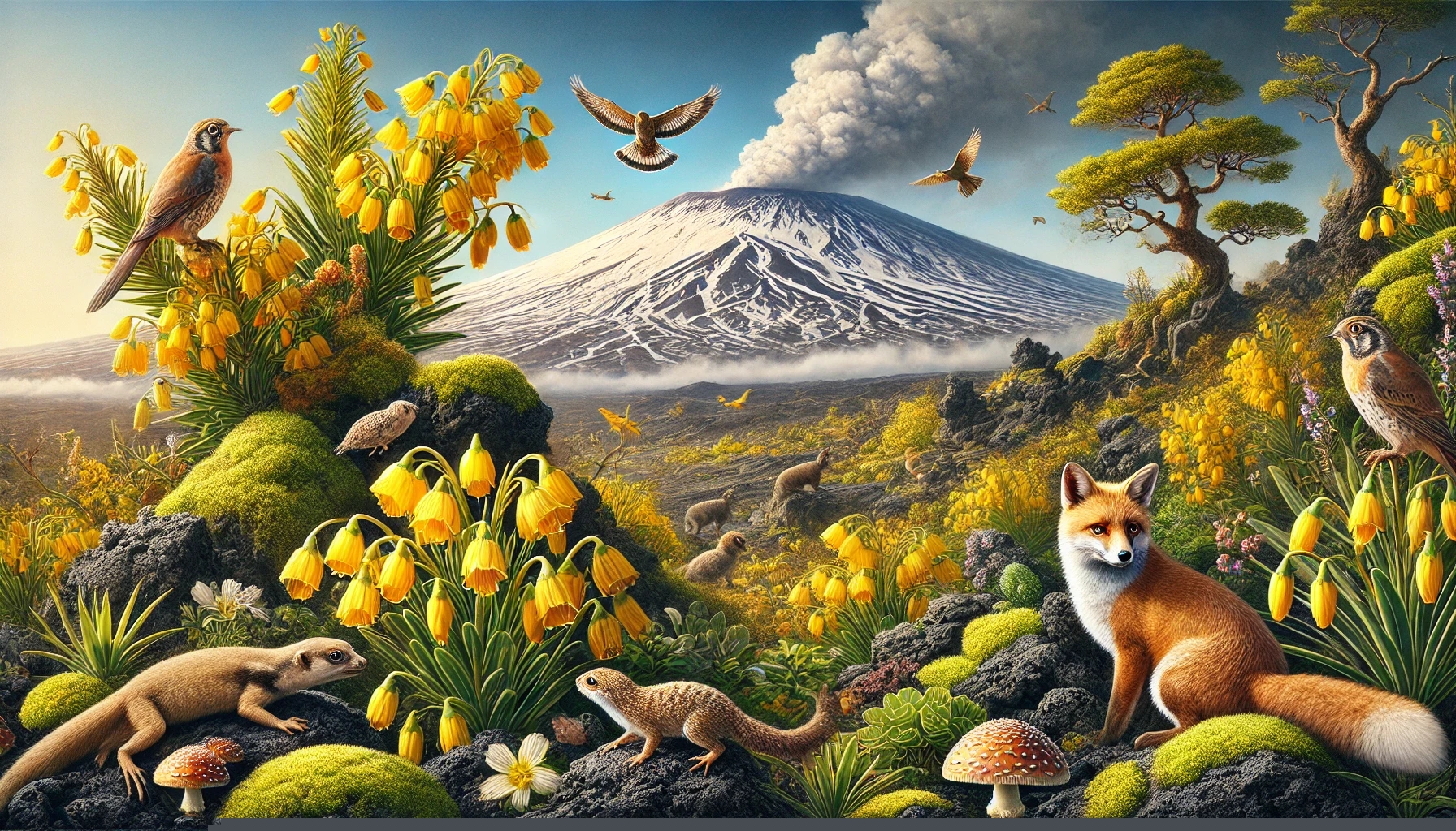 Flora and Fauna of Mount Etna