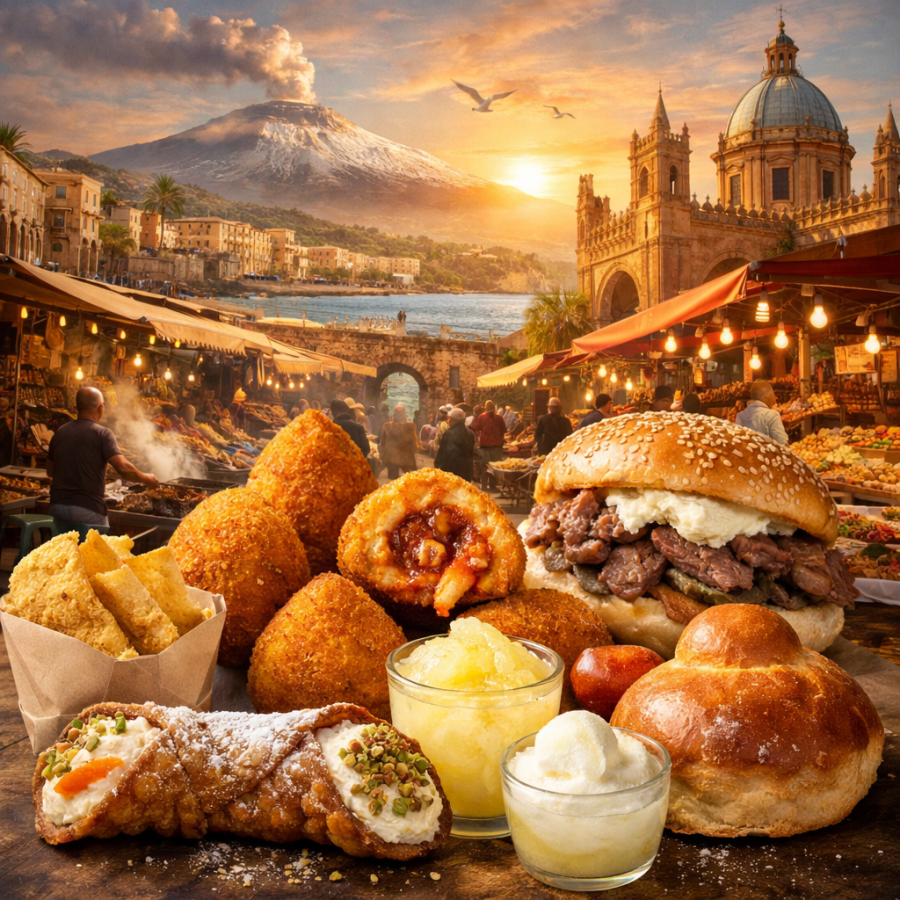 Le street food sicilien : guide des saveurs authentiques de Sicile