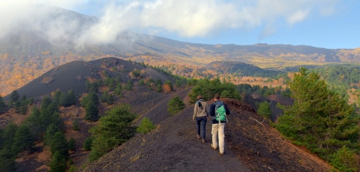 Photo: Climbing the mountain