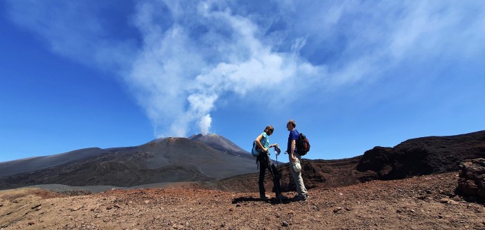 Photo: randonnée Etna en téléphérique