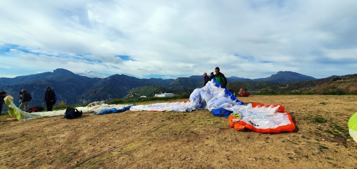 Foto: volo in parapendio sicilia