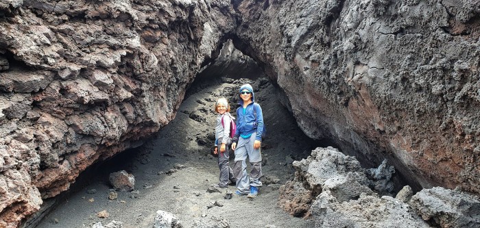 Foto: Vulcano Etna visita in famiglia